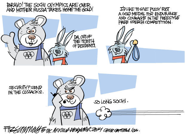 Daily Fitz Cartoon: So long, Sochi
